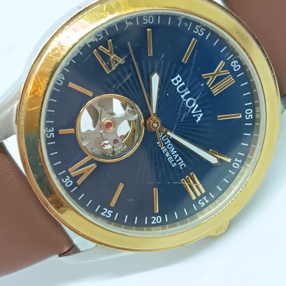 Bulova 98A263 Men’s 42mm Gold/Silver Tone S/Steel 21 Jewel Automatic Watch - Picture 13 of 13